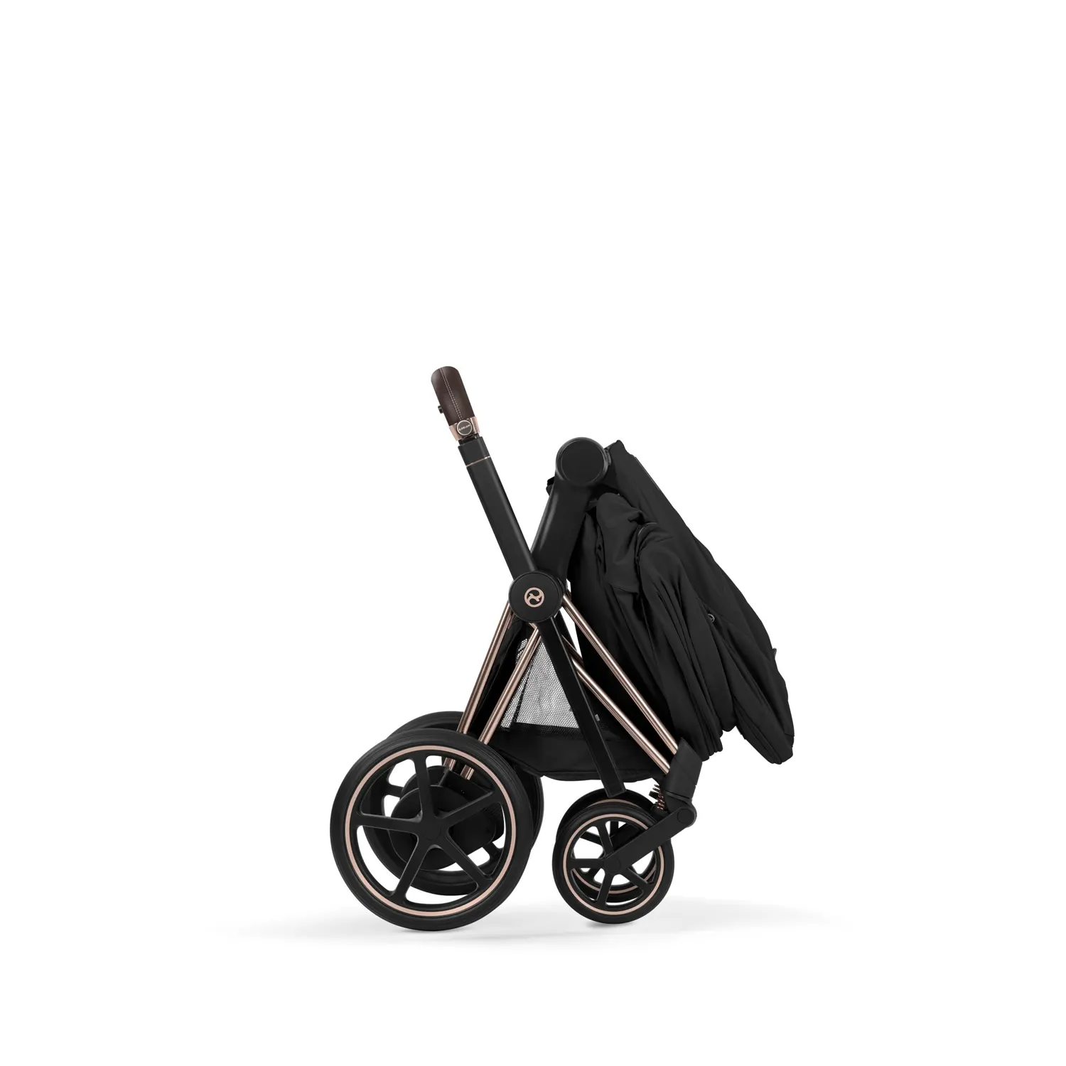 cybex e priam comfort wanne rosegold sepia black gestell falt