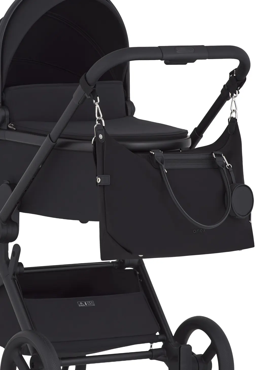 Anex organizer black stroller