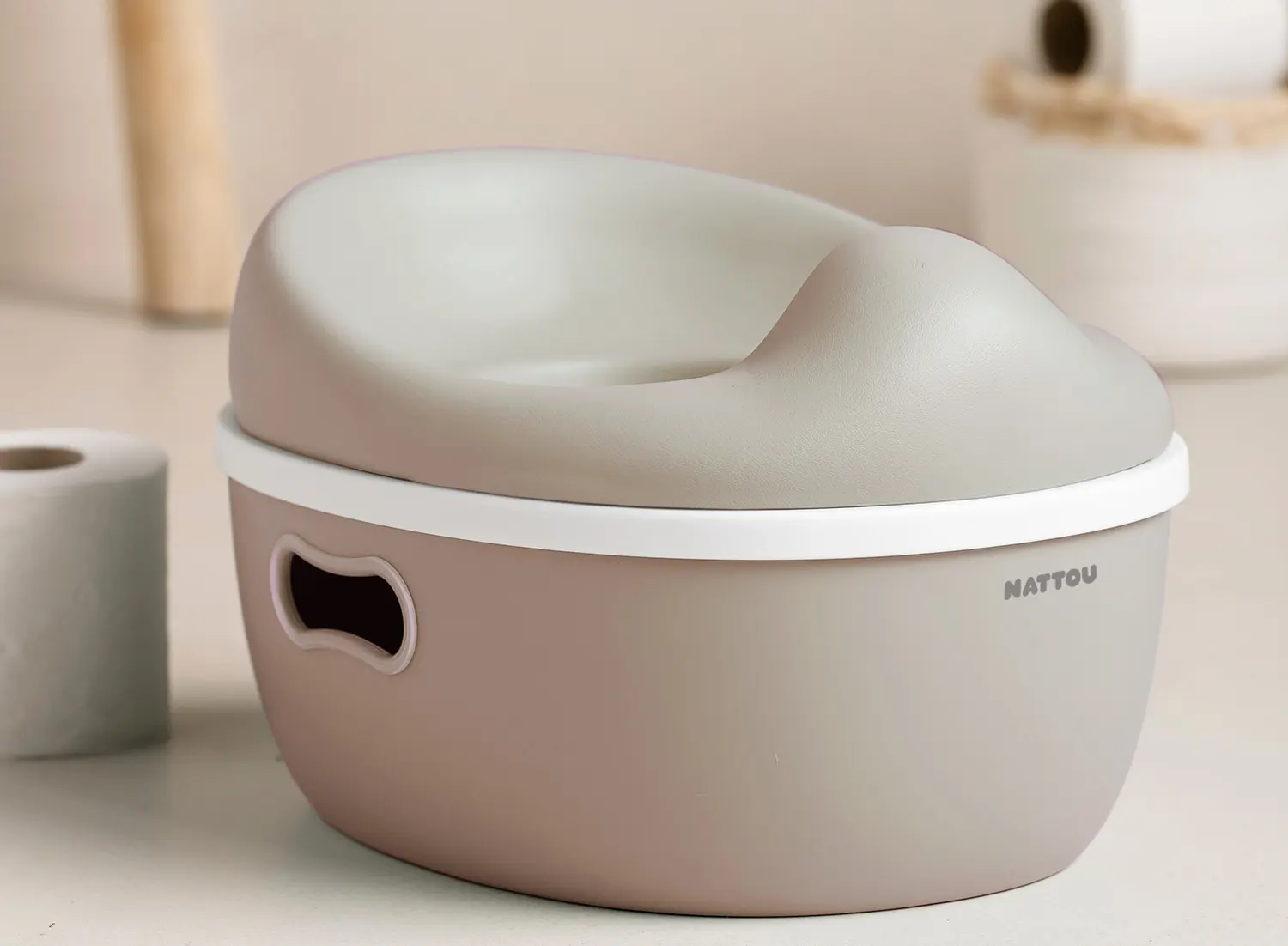 Nattou 3in1 Töpfchen Beige Lifestyle Töpfchen