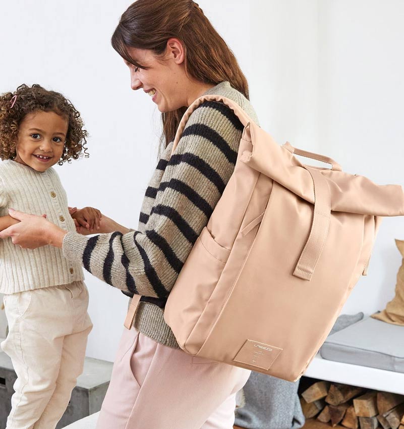 Lässig Wickelrucksack Rolltop Up Backpack