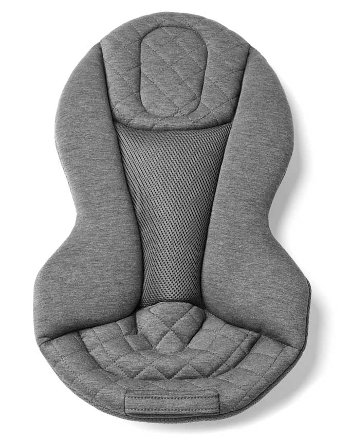 Ergobaby Evolve Babywippe Neugeboreneinsatz charcoal grey
