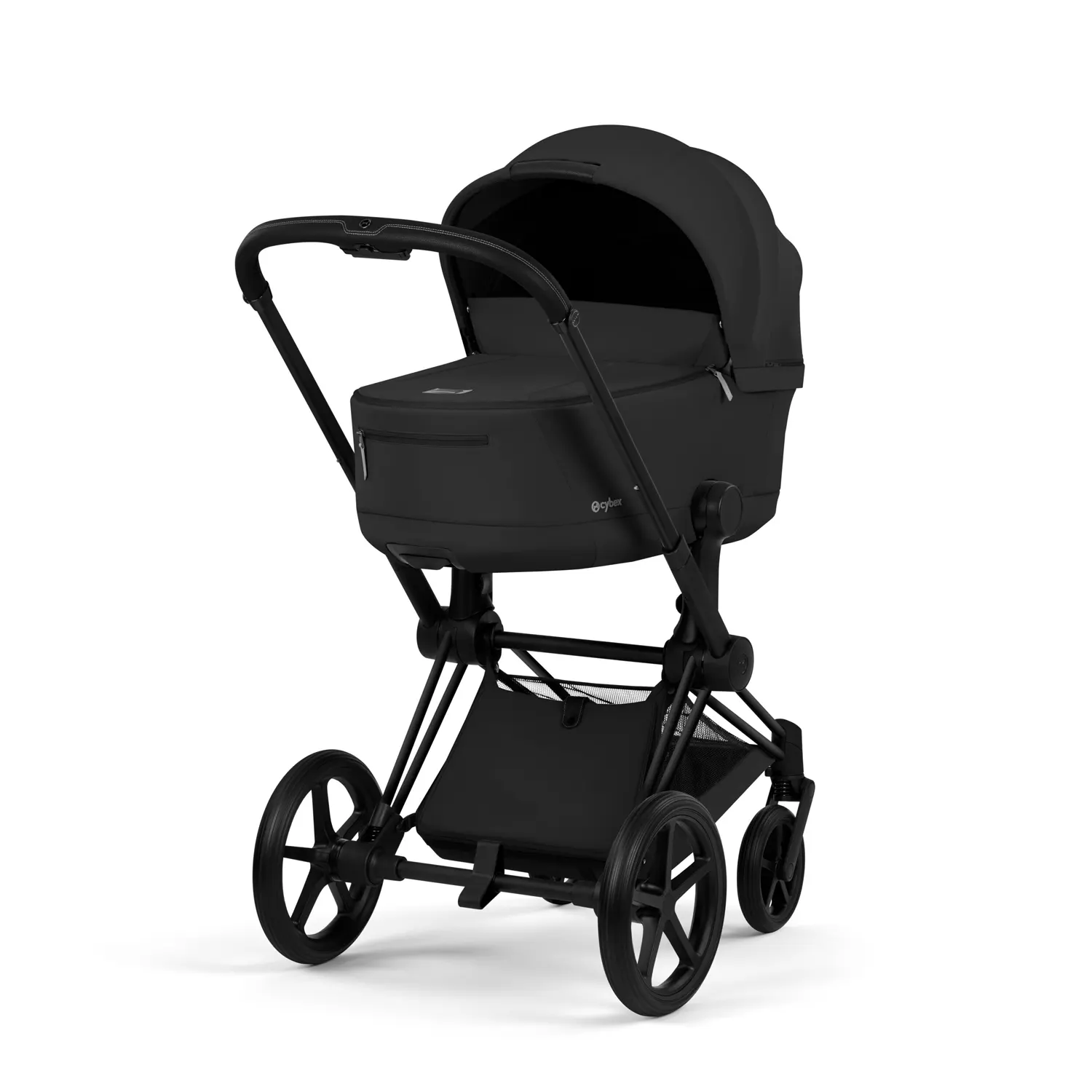 cybex priam comfort wanne sepia black gestell seitlich