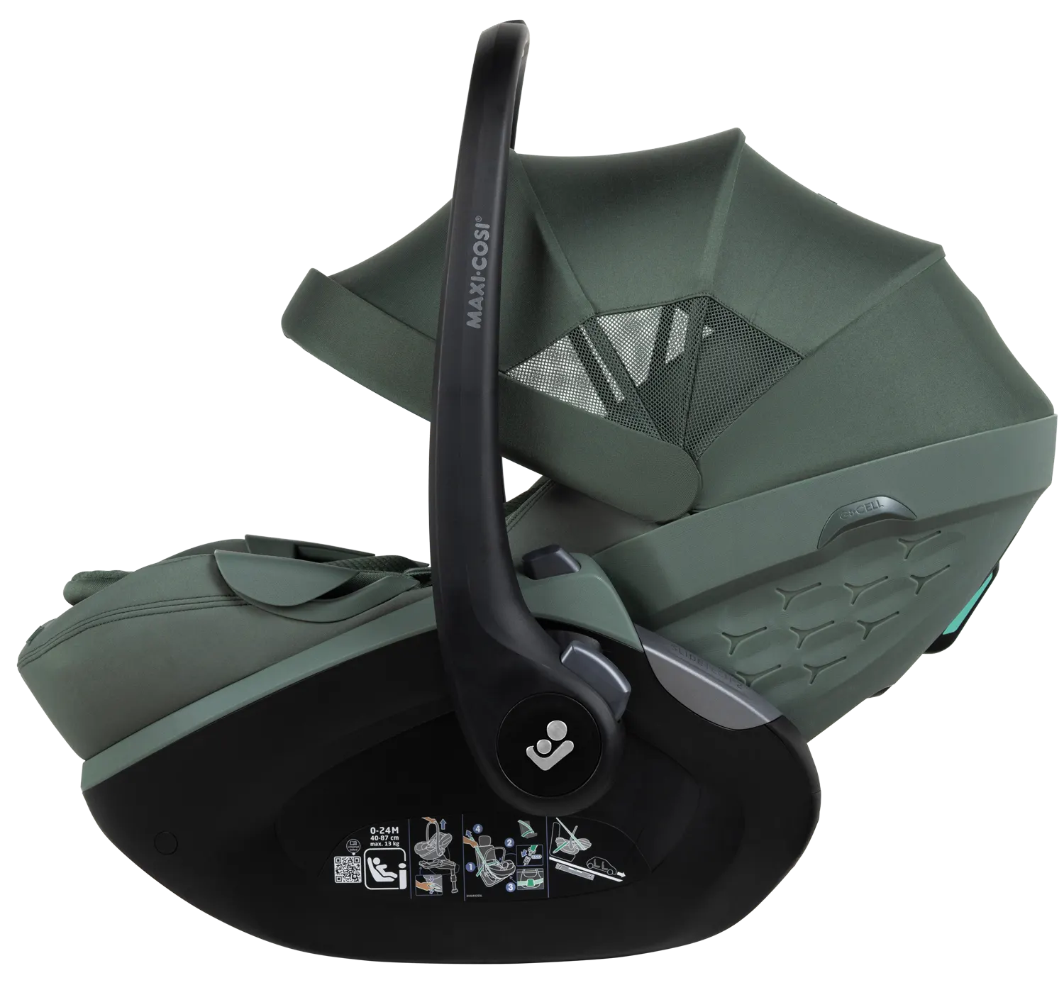 joolz maxi cosi pebble slide pro forest green seite