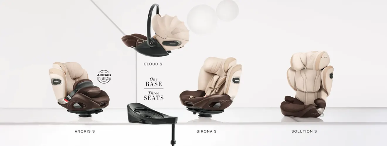 CYBEX Platinum S-Line Kindersitz-Familie mit modularer Base S