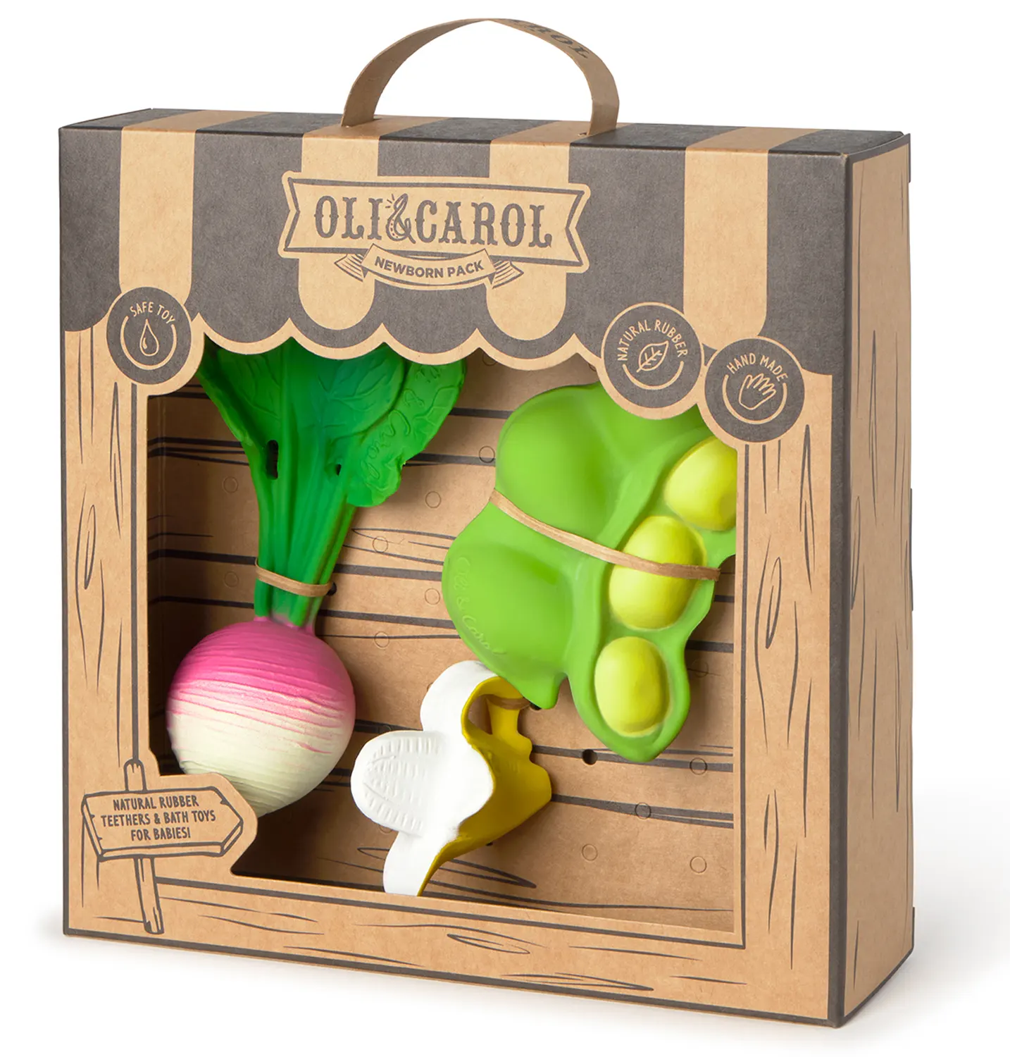 Oli & Carol Geschenkbox für Neugeborene Rettich Oli & Carol Geschenkbox für Neugeborene Rettich