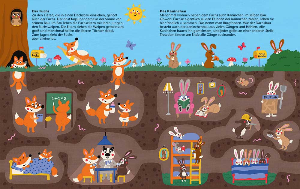 Unterm Moos ist viel los - Kinderbuch