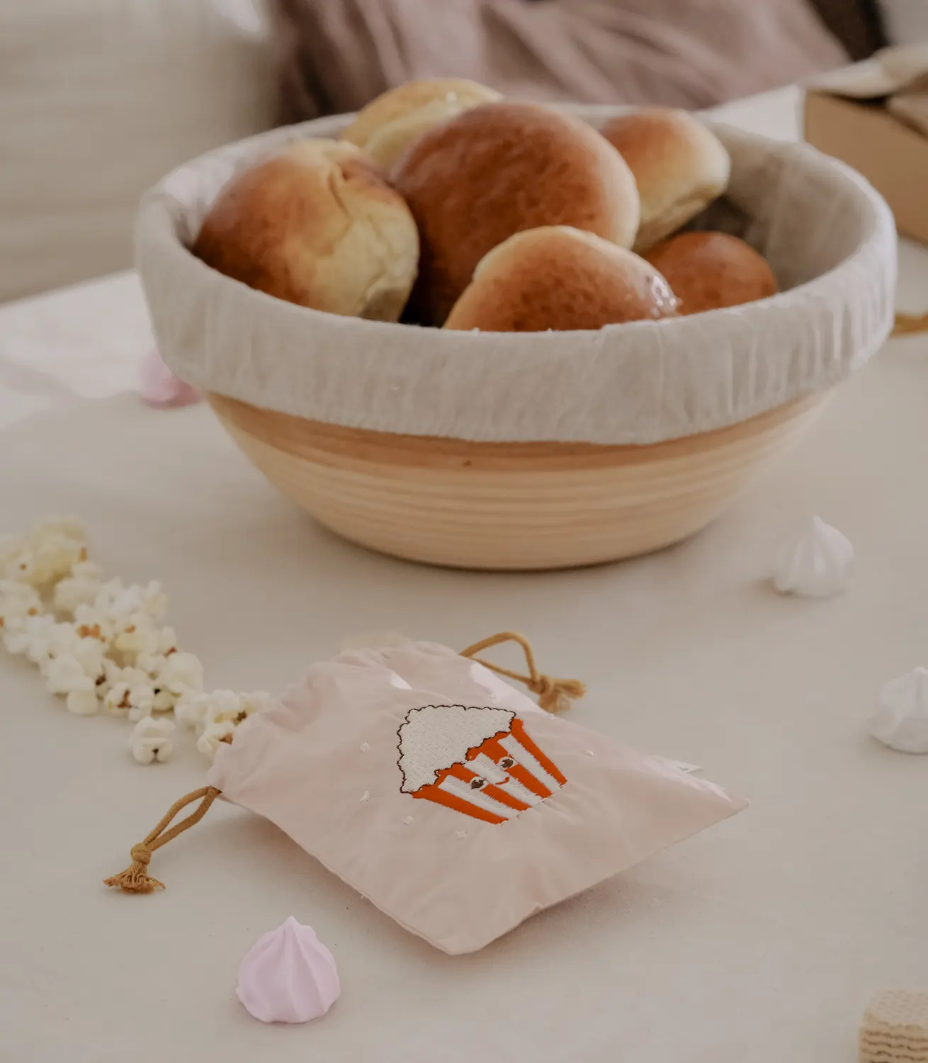 Fabelab Geschenkbeutel Rose lifestyle Tisch