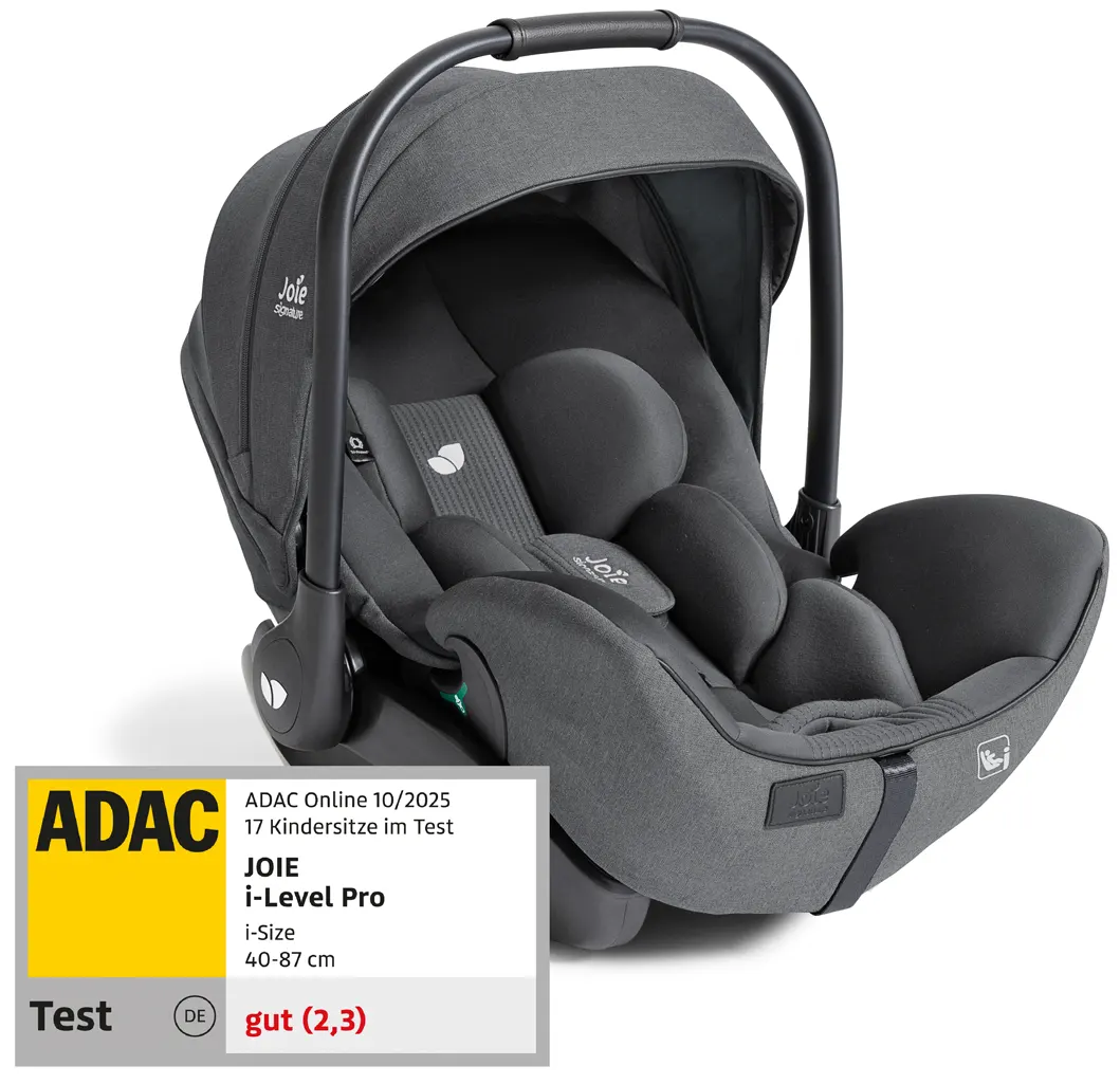 Joie i-Level Pro Babyschale Ebony ADAC Test