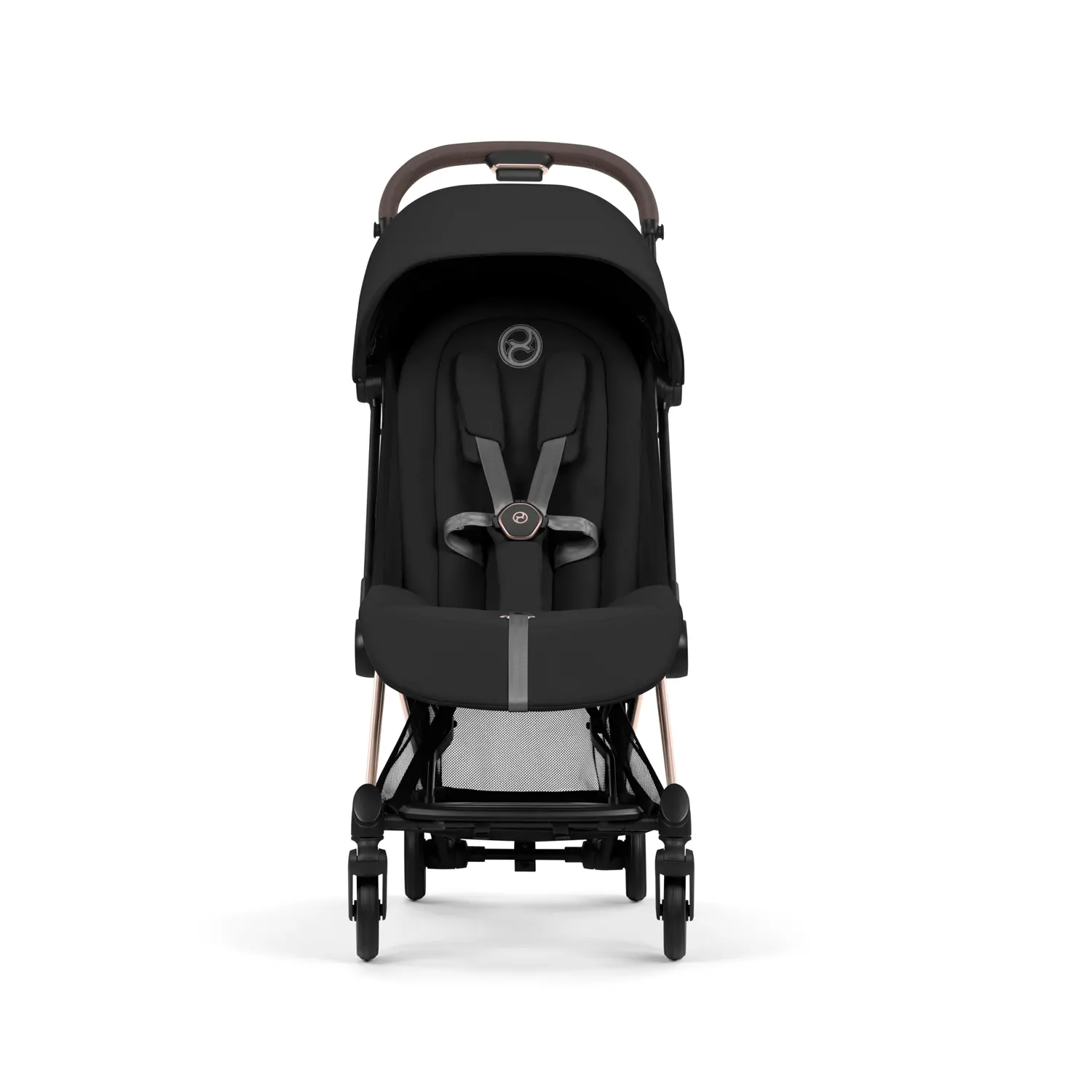 cybex coya comfort buggy roseegold sepia black front