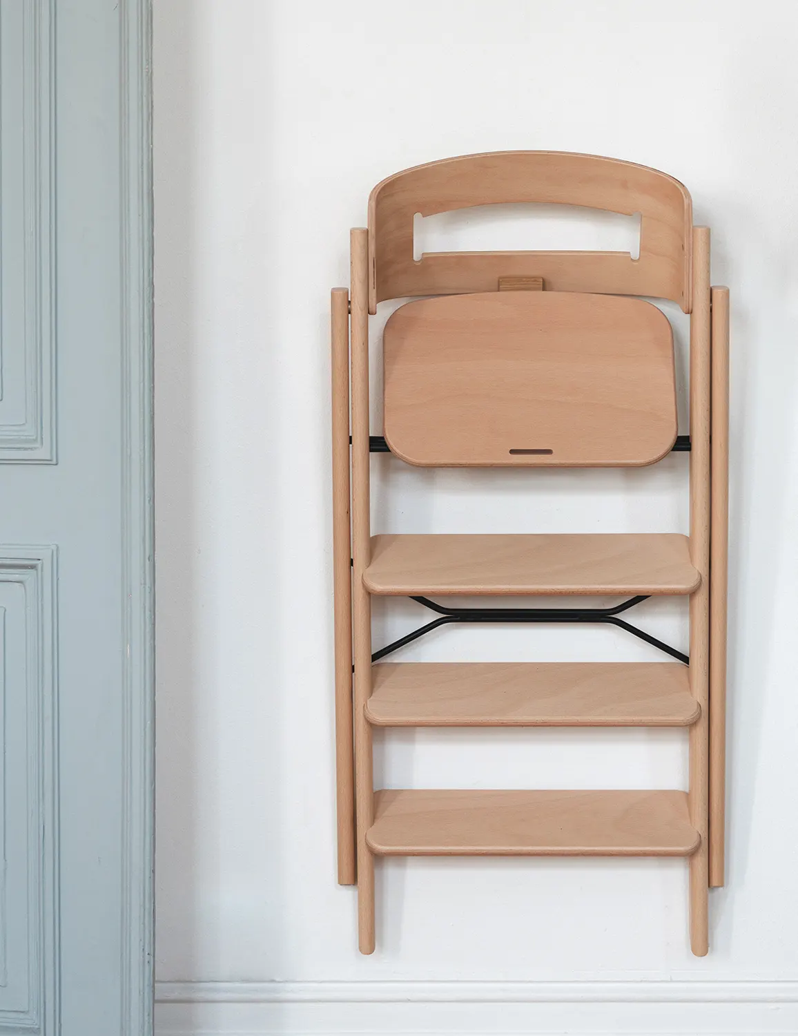 Kaos Wandhalterung Buche Natural haengend Treppenhochstuhl