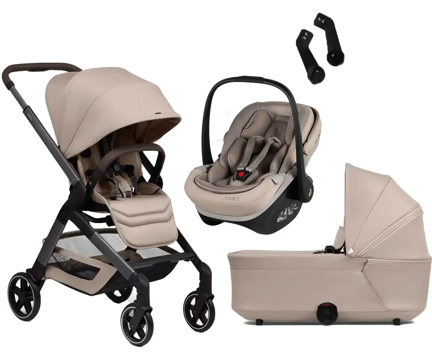 joolz hub 2 kinderwagen 3 1 set sandy taupe slide pro