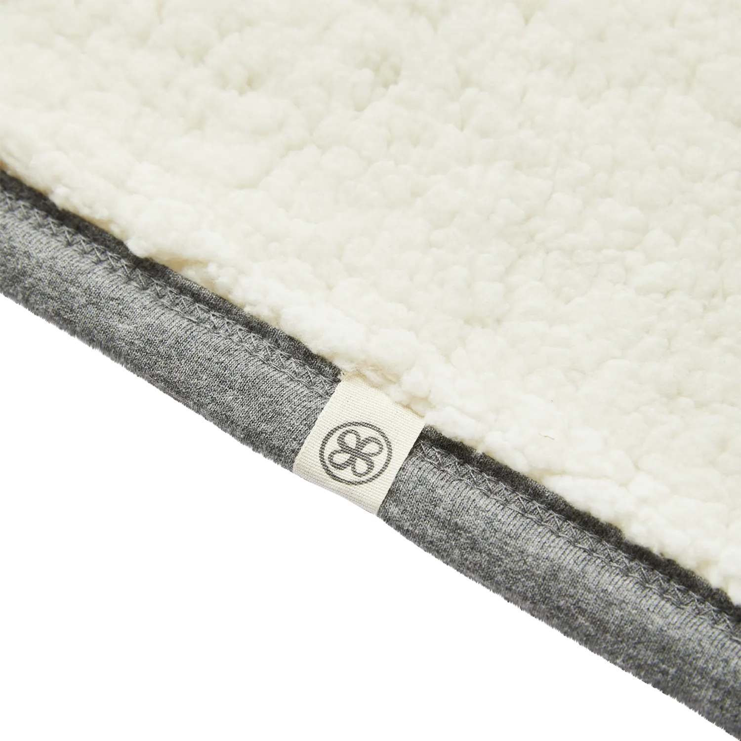 Cloby Teddy Poncho Leopard-Schwarz