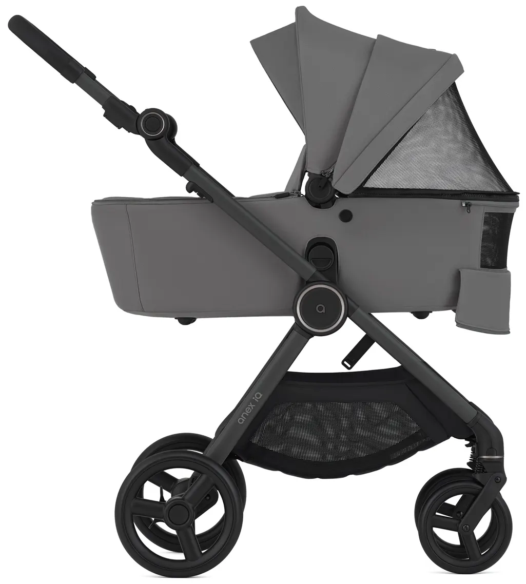 Anex IQ Kinderwagen Babywanne mit Belüftung in grau