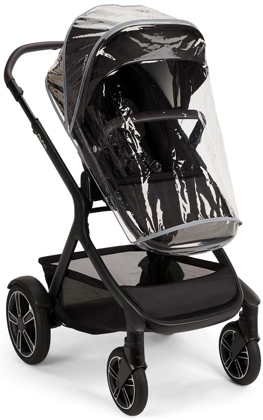 Nuna Demi Next caviar Kinderwagen mit Regenschutz