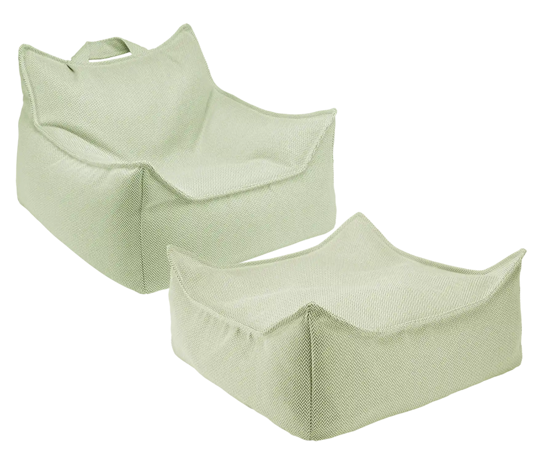 Wigiwama Outdoor Sitzsack + Ottomane Wigiwama Outdoor Sitzsack + Ottomane