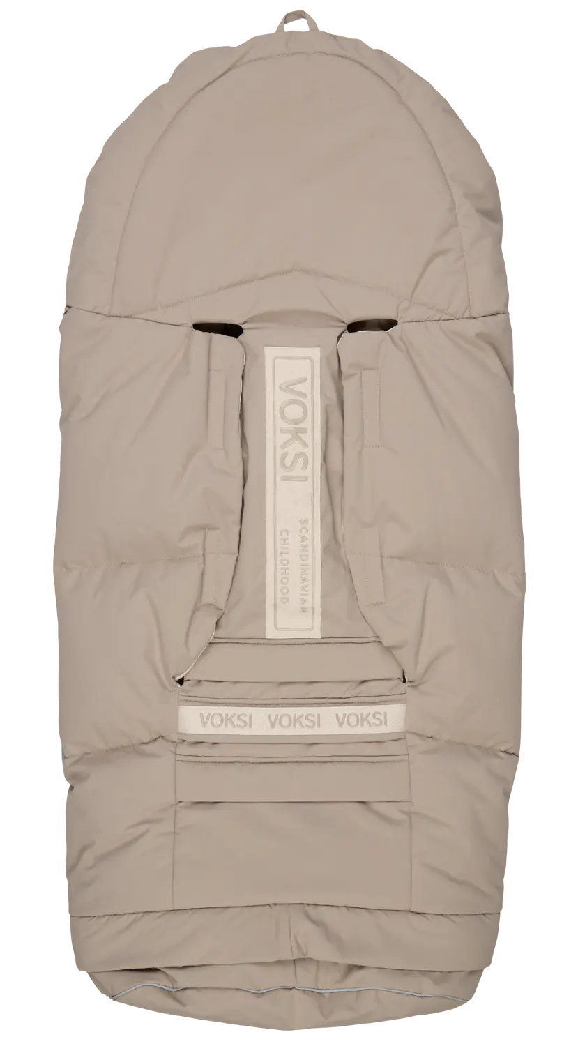 Voksi City Fußsack Clay Rückseite