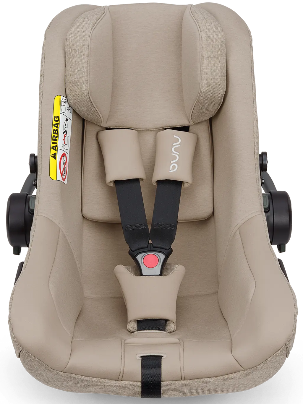 Nuna Pipa next Babyschale beige Gurtsystem