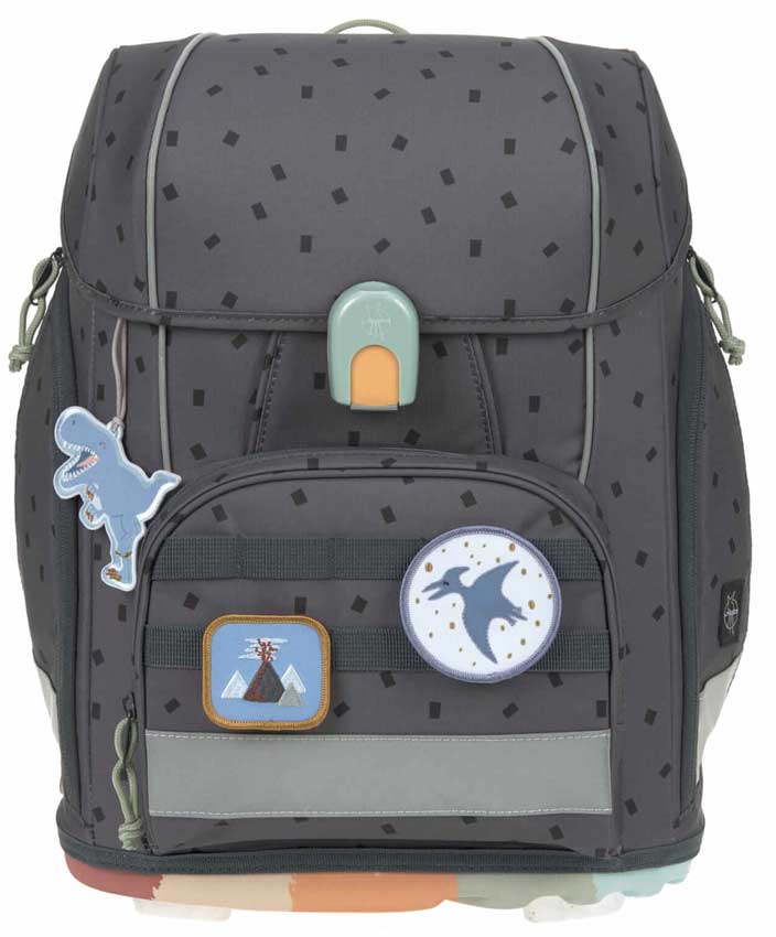 Lässig Schulranzen Set Boxy Unique Speckles Anthracite