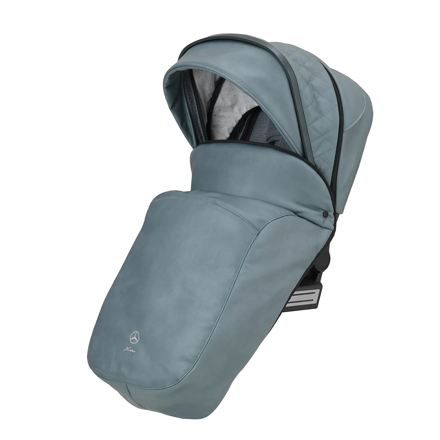 hartan mercedes benz windschutzdecke verde silber