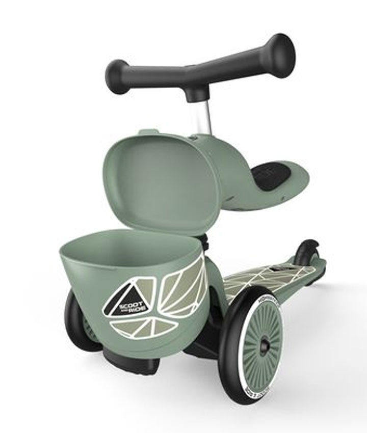 Scoot and Ride Highwaykick 1 Lifestyle Green Lines Rutschauto