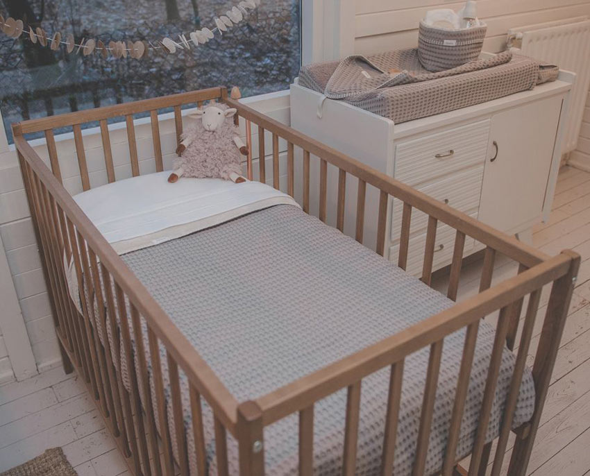 Koeka Babydecke Waffel Clay-Pebble