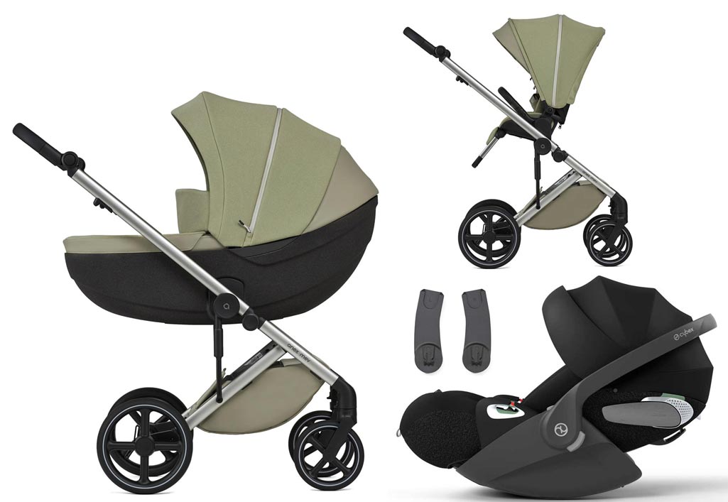 Anex Mev Kinderwagen 3-in-1 mit Cybex Cloud T i-Size Babyschale