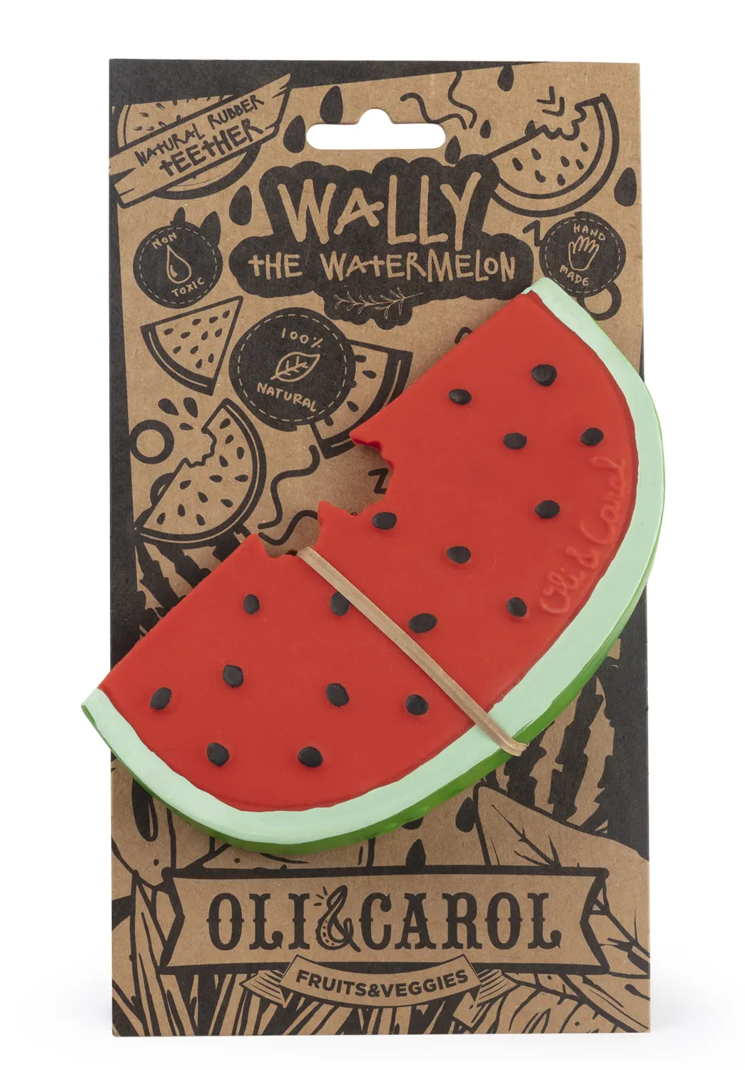 Oli & Carol Beißspielzeug Wally die Wassermelone Oli & Carol Beißspielzeug Wally die Wassermelone