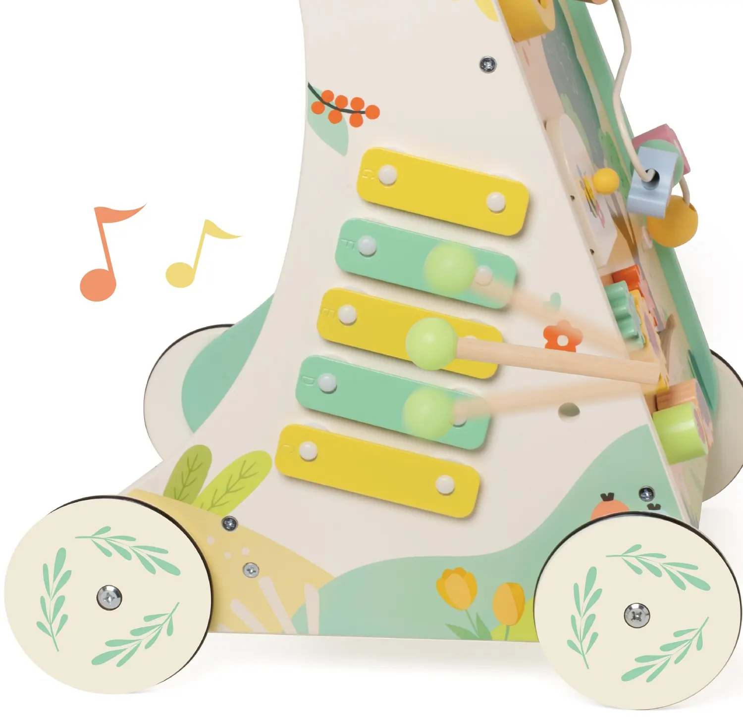 classic world lauflernwagen wald xylophone