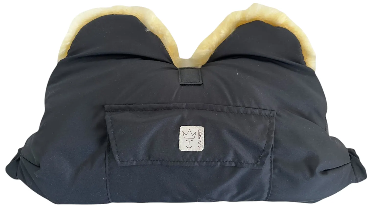 Kaiser lambskin hand warmer big black back