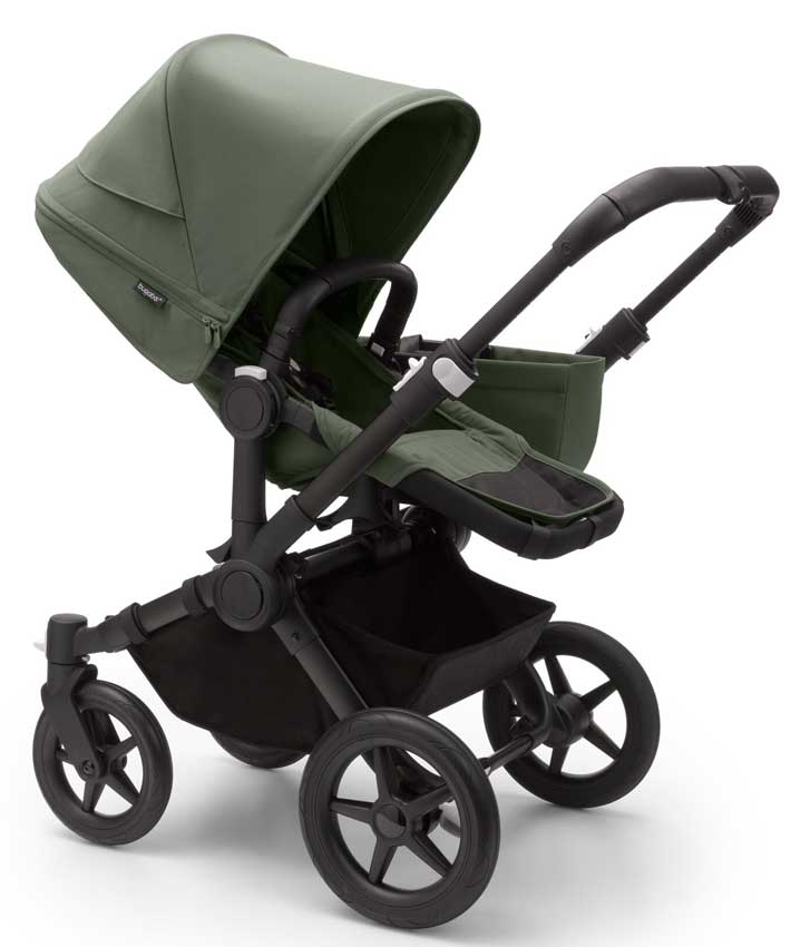 Bugaboo Donkey 5 Mono Kinderwagen mit Sitz Forest Green