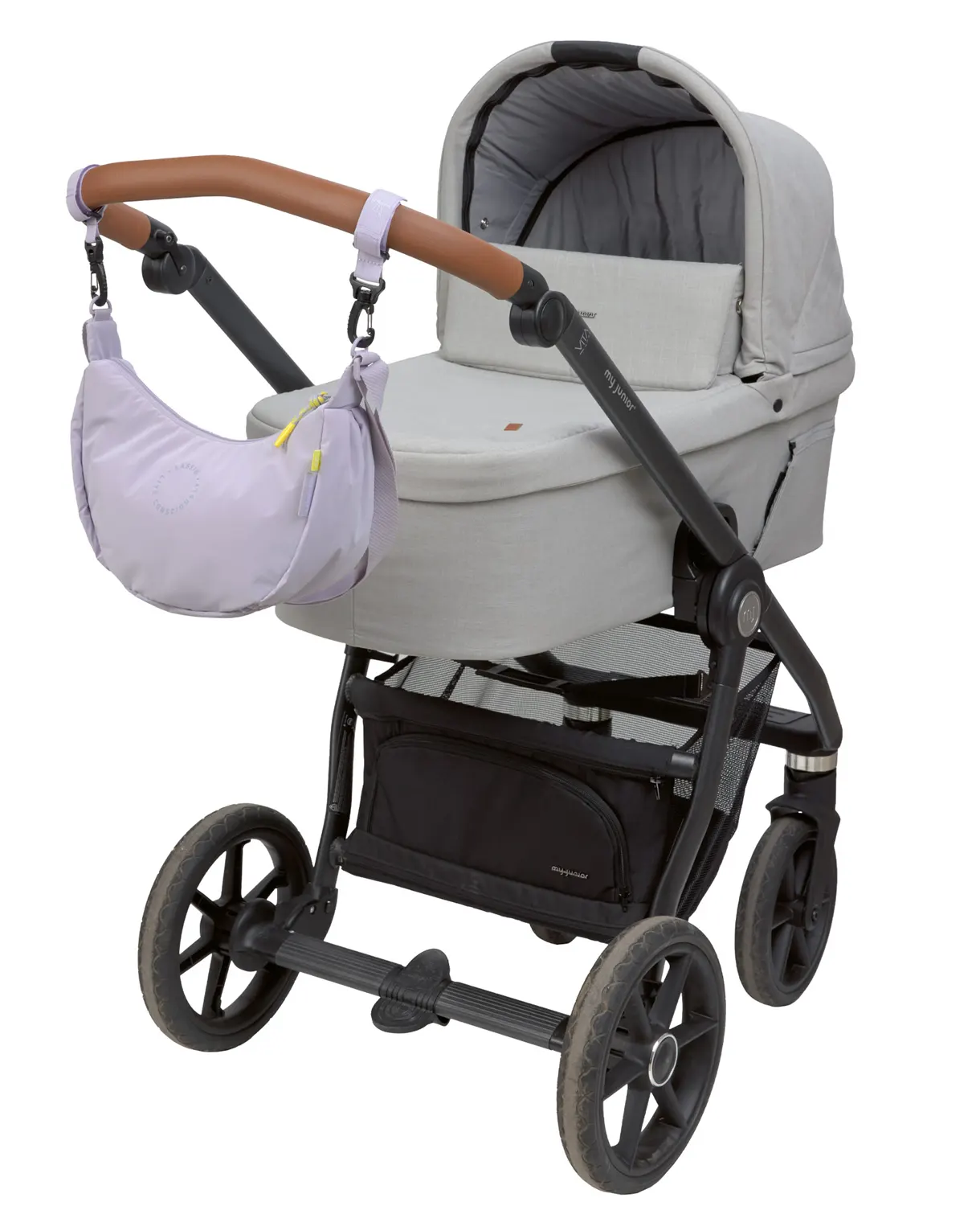 Lässig Umhängetasche Stretch Up Bum Bag Lilac Kinderwagen