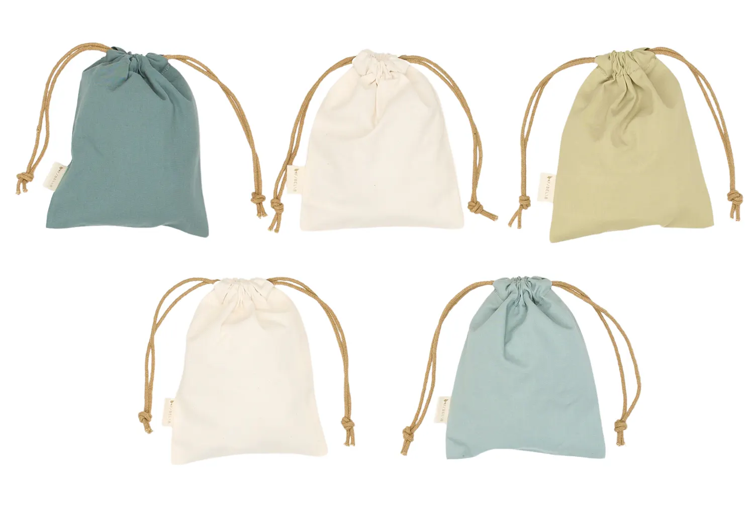 Fabelab Geschenkbeutel Blau Rueckseite