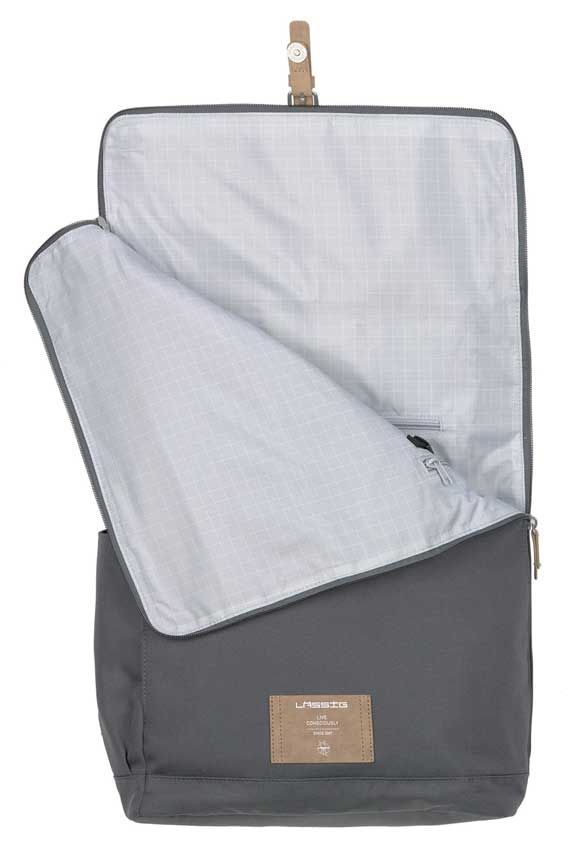 Lässig Wickeltasche Rolltop Anthracite