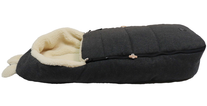 Kaiser Fußsack Hoody Maus Wool Dark Shadow
