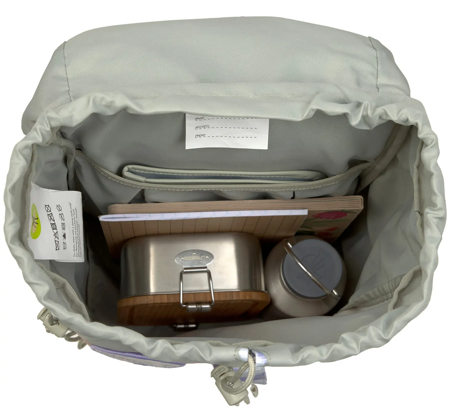 Lässig Kinderrucksack outdoor rosa Inhalt