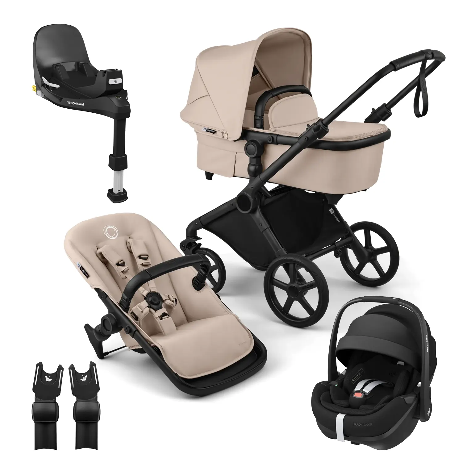 Bugaboo Cub Set mit Pebble Babyschale & Base