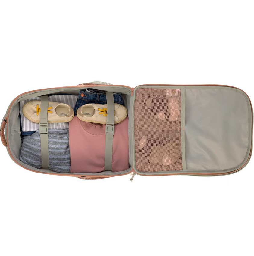 Lässig Kinderkoffer Happy Prints Caramel mit geräumigen Hauptfach