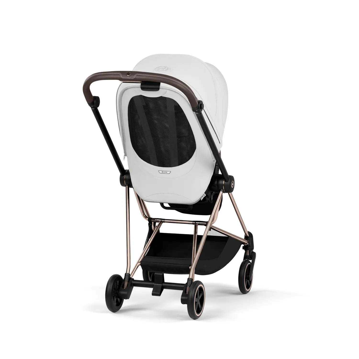 cybex mios style buggy rosegold off withe back