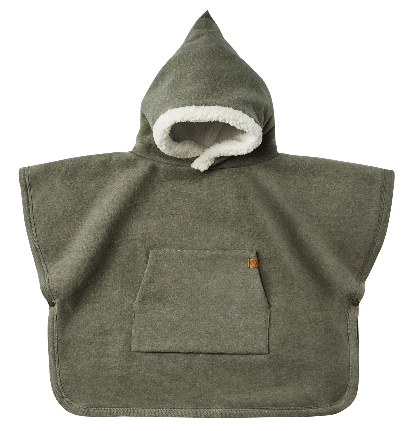 Cloby teddy poncho Forest Green