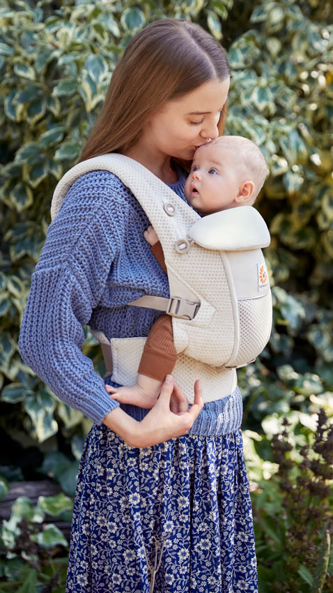 Ergobaby Adapt Soft Flex Mesh Babytrage Natural Beige