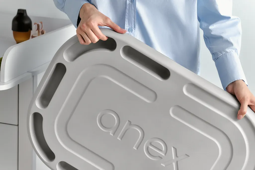 Anex Tumi Wickelunterlage Unterseite mit Griffen