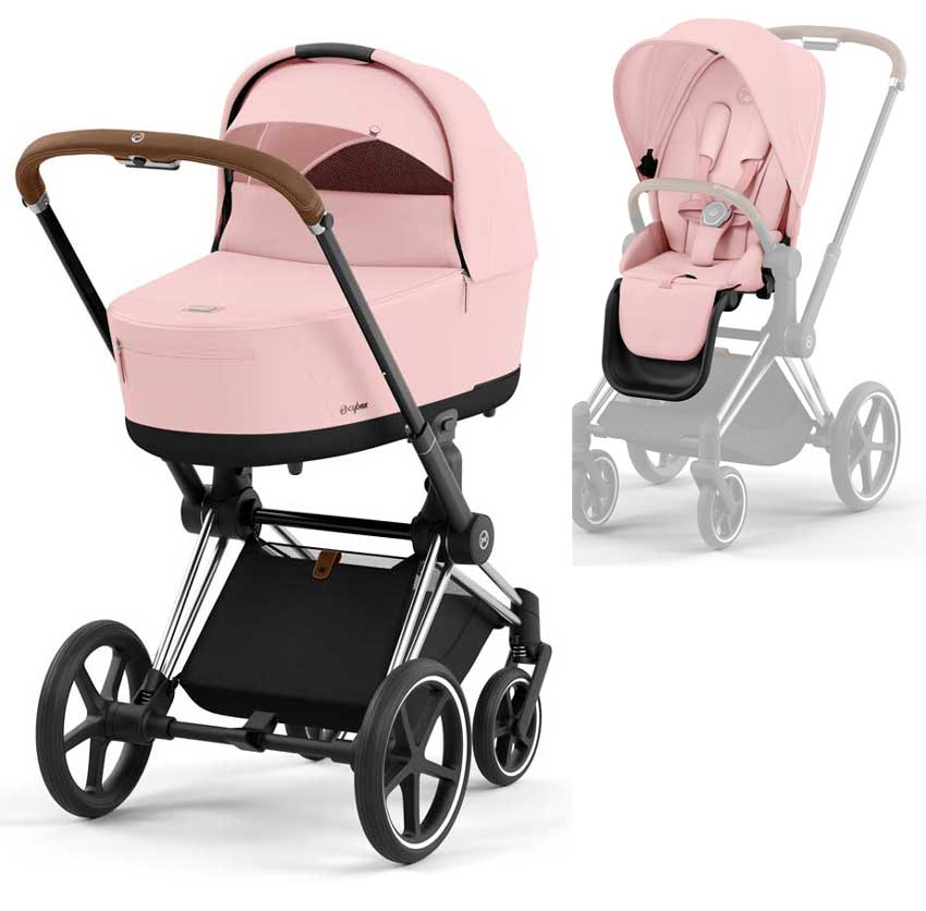 Cybex Priam Kinderwagen rosa