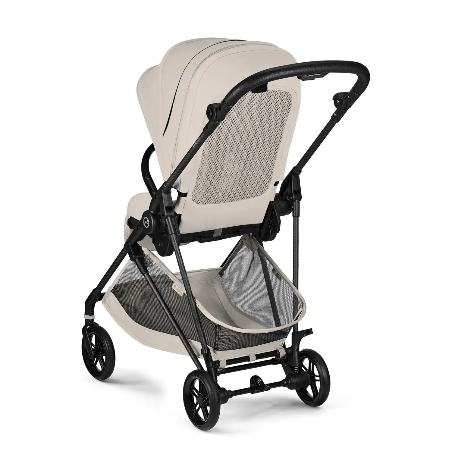 cybex melio carbon dune grey back
