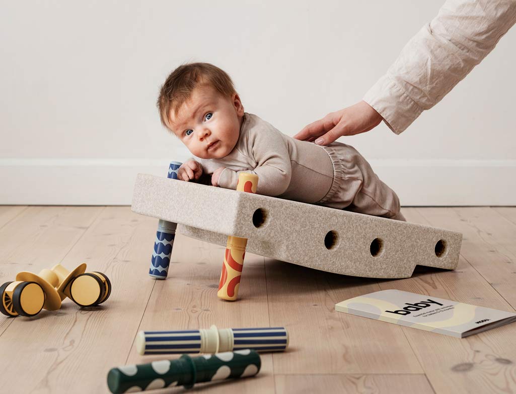 MODU Baby Aktivitäten Set 10-teilig Sand Grey/Honey Yellow