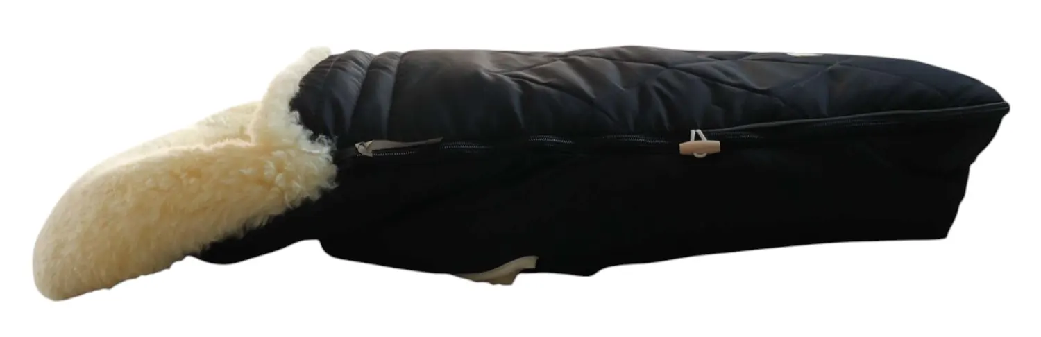 kaiser fusssack classic schwarz seite