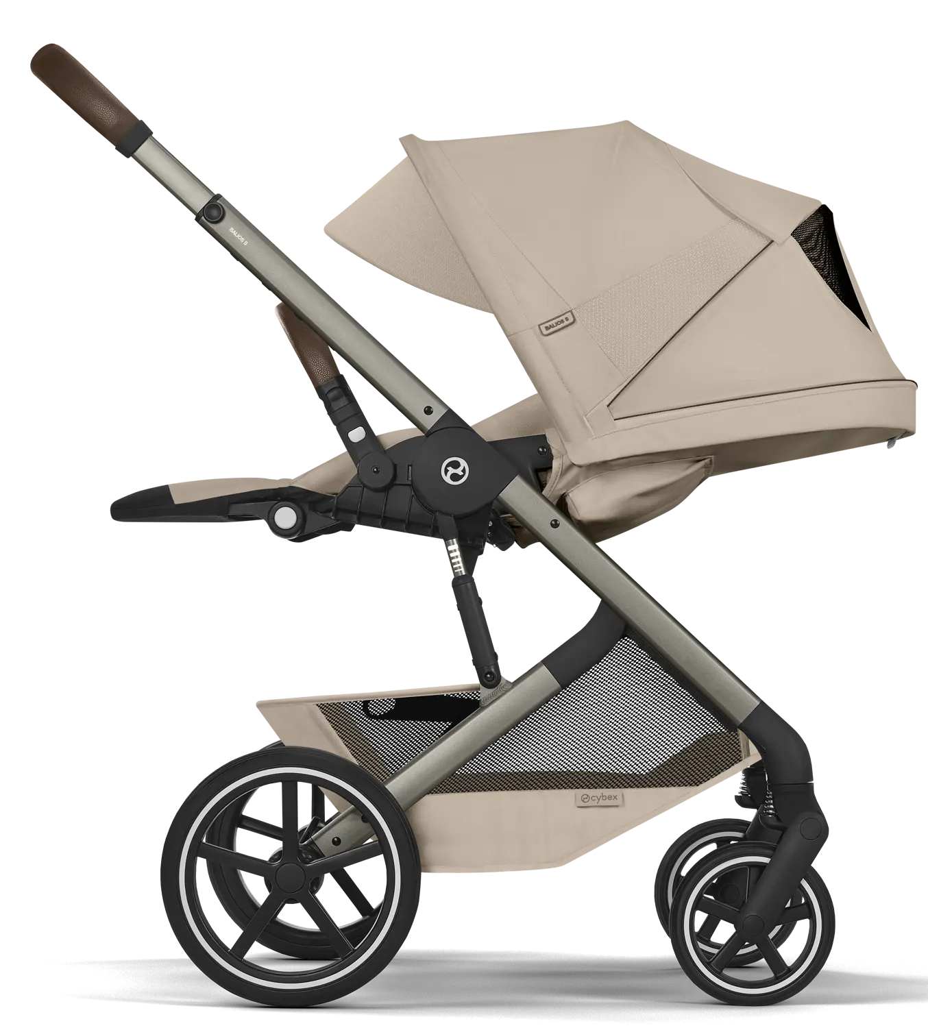 cybex balios s lux 2026 almond beige liegen