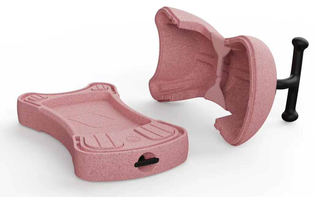 Scoot and Ride My First rosa auseinandergebaut