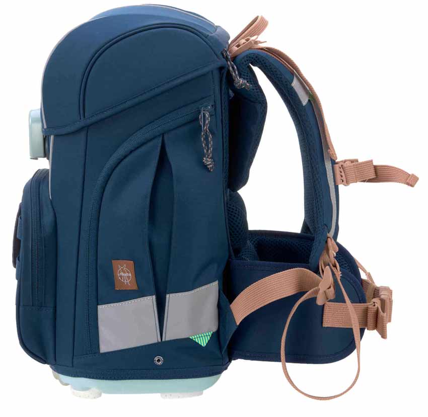 Lässig Schulranzen Set Boxy Unique Navy