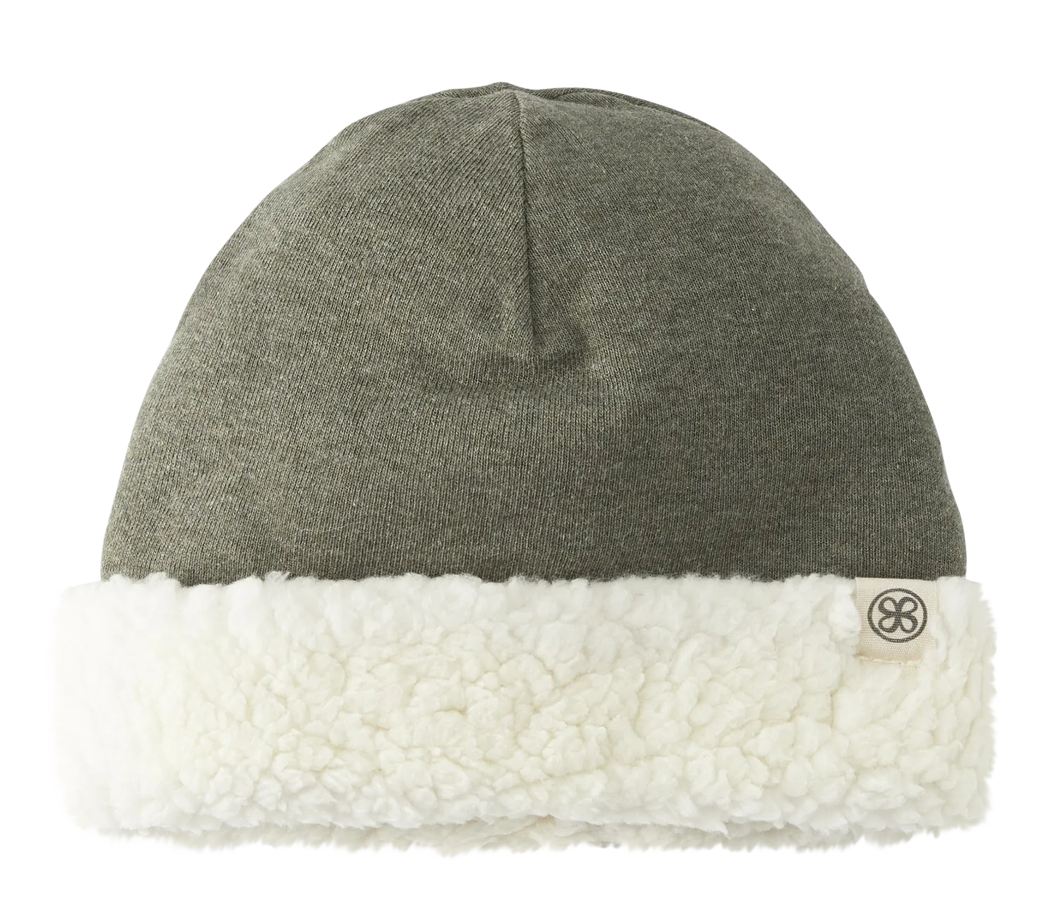 cloby baby hat teddy fur forest green