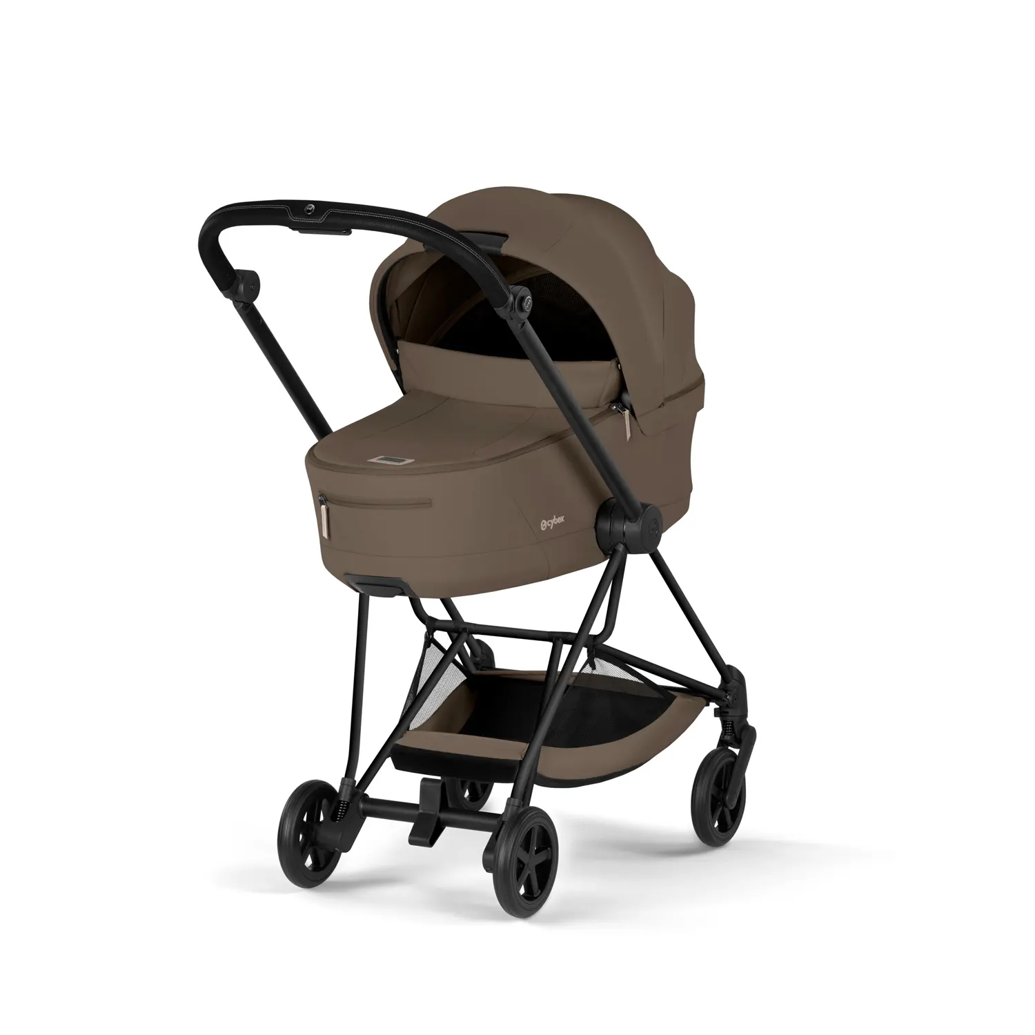 cybex mios comfort matt black coconut brown wanne seite gestell